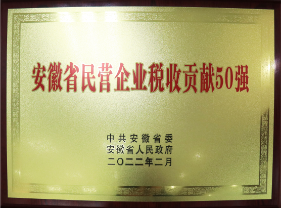 理士蓄電池入選“安徽省民營企業(yè)稅收貢獻(xiàn)50強(qiáng)”